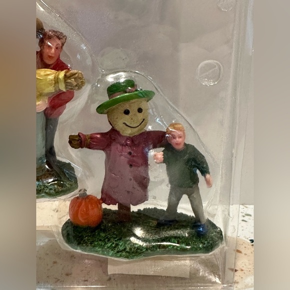 Halloween Village‎ Accessories Set Scarecrow Pumpkins Ghost Lemax, Spooky Hollow - Picture 14 of 16